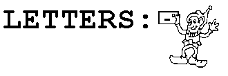 LETTERS: